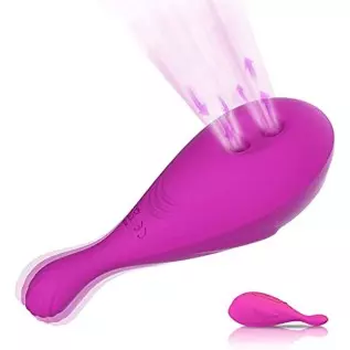 zigani Clitoral Stimulator Sucking Licking Vibrator Sex Toy, 5 Modes 8 G-Spot Dildo Vibratings Licking, Nipples Vagina Clit for 
