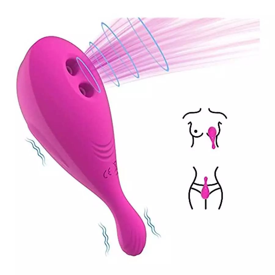 zigani Clitoral Stimulator Sucking Licking Vibrator Sex Toy, 5 Modes 8 G-Spot Dildo Vibratings Licking, Nipples Vagina Clit for 