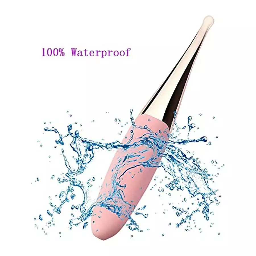 Leseox G-spot Clitoral Stimulation Vibrator, High Frequency Clitoris Nipple G-spot Vibrating Massager with 12 Vibration Modes, R