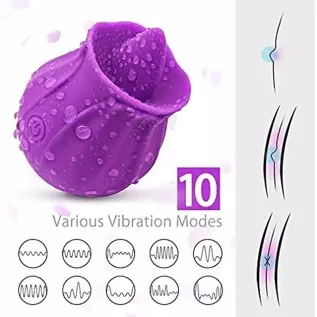 Rose Sex Stimulator for Women, Clitoral Nipple Stimulator-G spot Vibrator with 10 Sucking Modes, Vibrating Personal Massager Ros Rose Sex Stimulator for Women, Clitoral Nipple Stimulator-G spot Vibrator with 10 Sucking Modes, Vibrating Personal Massager Ros