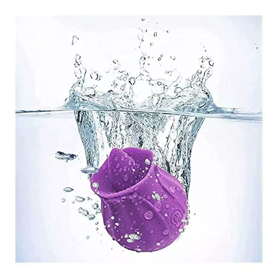 Rose Sex Stimulator for Women, Clitoral Nipple Stimulator-G spot Vibrator with 10 Sucking Modes, Vibrating Personal Massager Ros