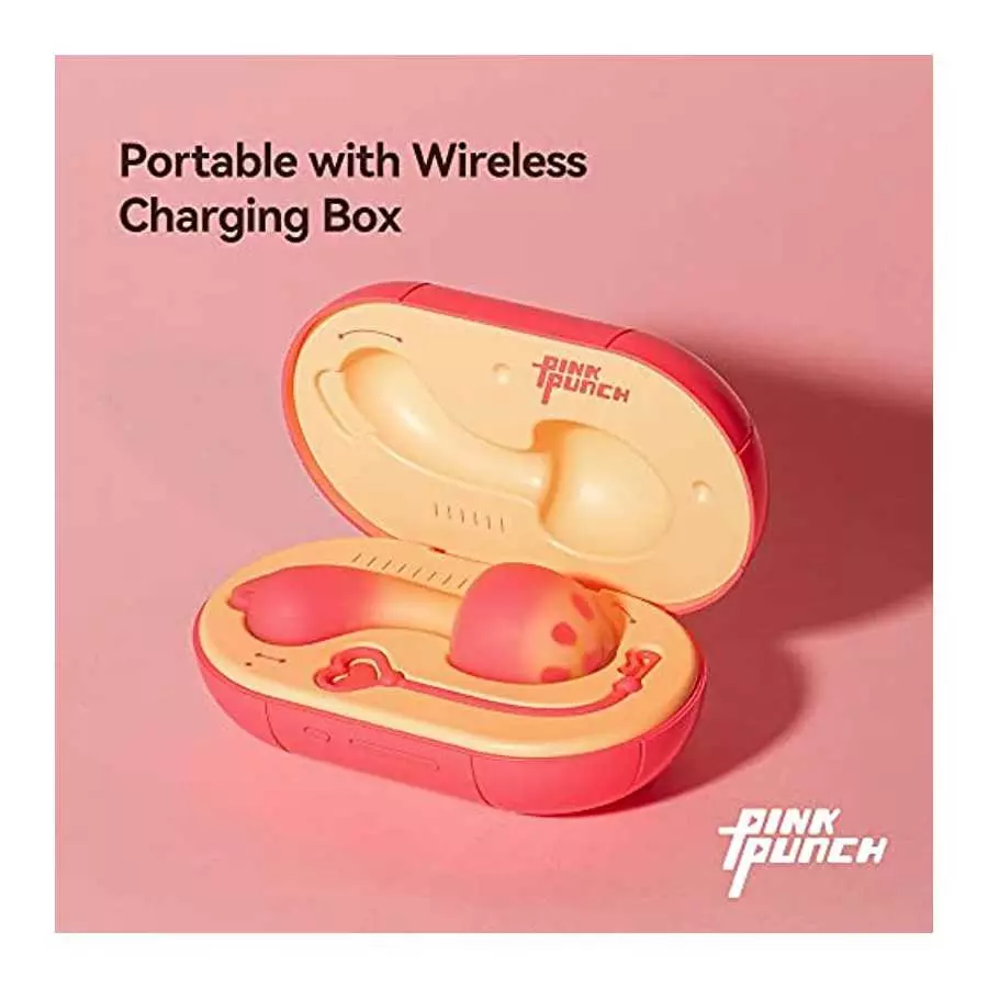 PinkPunch Sunset Mushroom Vibrator, APP Remote Control Bluetooth Stimulator Adult Sex Toys for Women and Couples, Portable with 