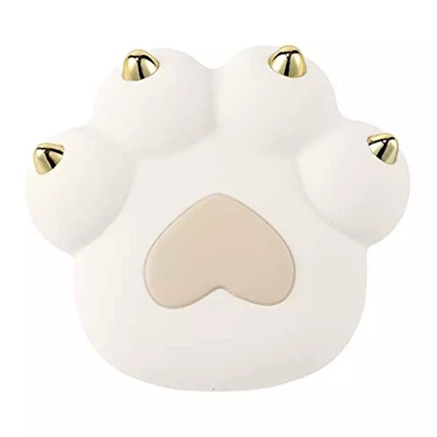 Fantasy Lover Rechargeable Metal Cat Paw Heart-Shaped Clit Vibrator Ultra Soft Powerful Vibrating Massager for Clitoral Vagina a Fantasy Lover Rechargeable Metal Cat Paw Heart-Shaped Clit Vibrator Ultra Soft Powerful Vibrating Massager for Clitoral Vagina a