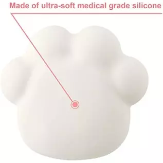 Fantasy Lover Rechargeable Metal Cat Paw Heart-Shaped Clit Vibrator Ultra Soft Powerful Vibrating Massager for Clitoral Vagina a Fantasy Lover Rechargeable Metal Cat Paw Heart-Shaped Clit Vibrator Ultra Soft Powerful Vibrating Massager for Clitoral Vagina a