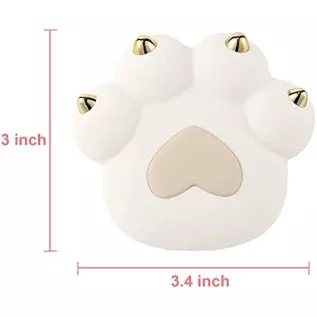 Fantasy Lover Rechargeable Metal Cat Paw Heart-Shaped Clit Vibrator Ultra Soft Powerful Vibrating Massager for Clitoral Vagina a Fantasy Lover Rechargeable Metal Cat Paw Heart-Shaped Clit Vibrator Ultra Soft Powerful Vibrating Massager for Clitoral Vagina a