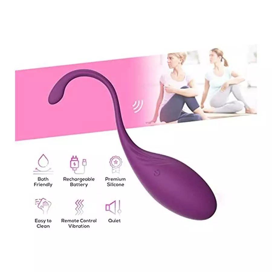 Vibrating Toys with Remote for Woman, Pelvic Floor Train Love Eggs, Clitoral Sex Ball for Vagina Adult Toys