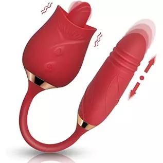 2022 Newly Rose Sex Toy for Women Clitoral Nipple Stimulator G-Spot Vibrator with 10 Modes Rose Sex Toys for Female Adult Sex Pl