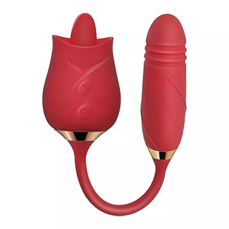2022 Newly Rose Sex Toy for Women Clitoral Nipple Stimulator G-Spot Vibrator with 10 Modes Rose Sex Toys for Female Adult Sex Pl