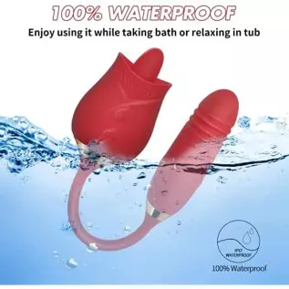 2022 Newly Rose Sex Toy for Women Clitoral Nipple Stimulator G-Spot Vibrator with 10 Modes Rose Sex Toys for Female Adult Sex Pl