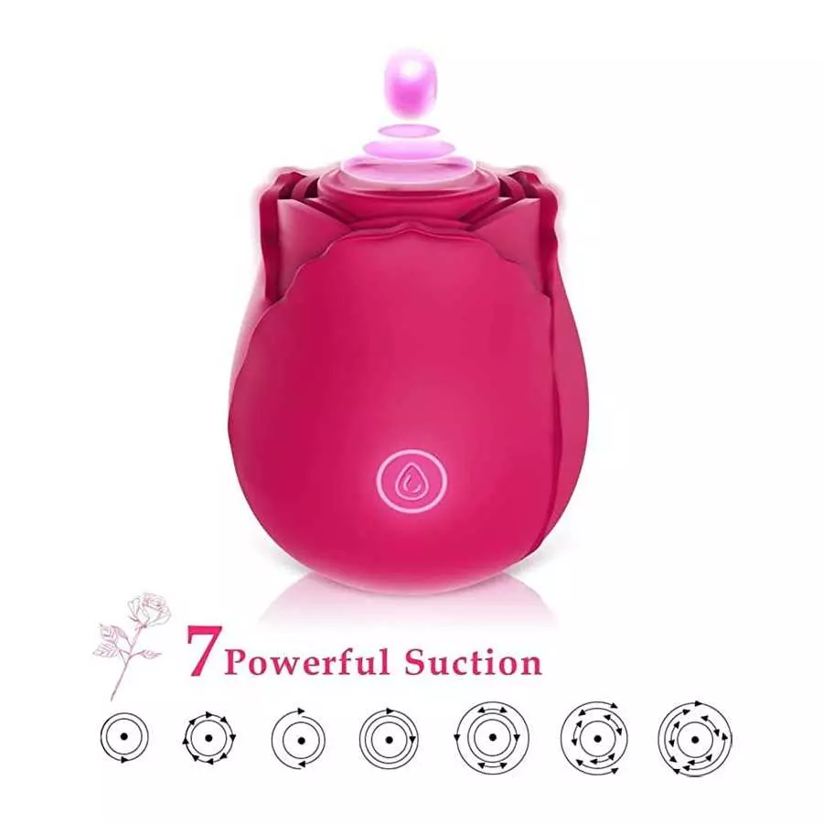 Rose Vibrations for Woman Clitoral Stimulator G Spot Dildo Vibrator with 10 Modes, Rose Adult Sex Toys 13