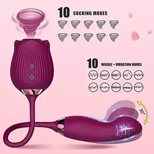 AJEYPMZ Female Massager Powerful Rose Vibrator Adult Sex Toy Female Clitoris Nipple Clit Sucker G Spot Vacuum Stimulator Dildo f AJEYPMZ Female Massager Powerful Rose Vibrator Adult Sex Toy Female Clitoris Nipple Clit Sucker G Spot Vacuum Stimulator Dildo f