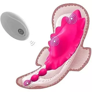 Panty Remote Control Vibrator, Clitoris Stimulator Couple Vibrator 10 Powerful Vibration Modes for Women, Rechargeable and Water