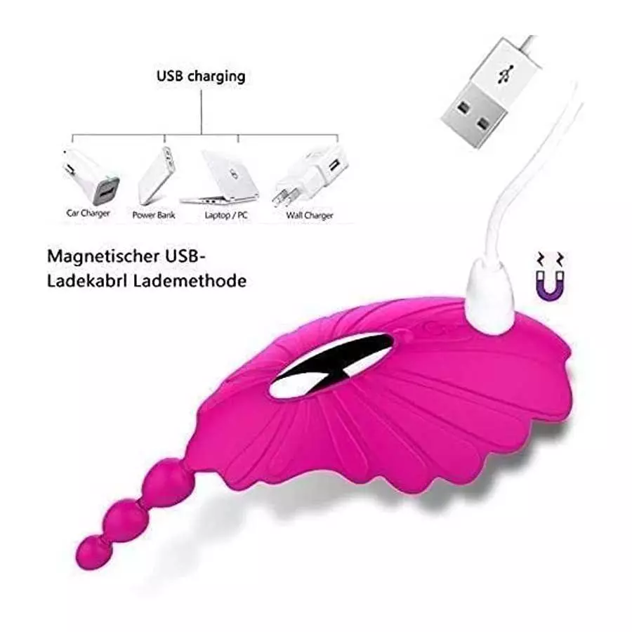 Panty Remote Control Vibrator, Clitoris Stimulator Couple Vibrator 10 Powerful Vibration Modes for Women, Rechargeable and Water