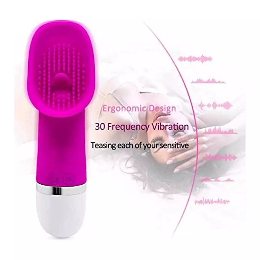 Vibrator Clitoris Vibrator Sex Stimulator for Women with 7 Exciting Tapping Mode Nipple Teaser Clitoral Masturbator for Sexual P