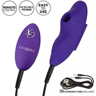 CalExotics Lock-N-Play Remote Suction Panty Teaser, Purple (14533)