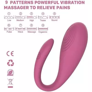 APP Remote Control G-spot Vibrator, Pink Fun Long Distance Bluetooth Wearable Panty Couple Vibrator, Rechargerable Adult Sex Toy APP Remote Control G-spot Vibrator, Pink Fun Long Distance Bluetooth Wearable Panty Couple Vibrator, Rechargerable Adult Sex Toy