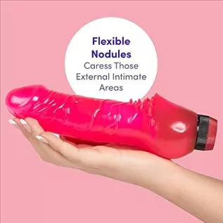 Lovehoney Beginner Vibrating Dildo - 6 Inch Realistic Dildo - Girthy Anal Vibrator with Multispeeds - Pink Lovehoney Beginner Vibrating Dildo - 6 Inch Realistic Dildo - Girthy Anal Vibrator with Multispeeds - Pink