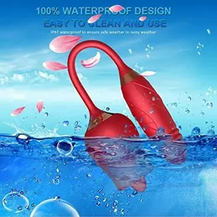 (Red) Waterproof Design Sucking Toys USB Charging Adult Toys Rose Sex Stimulator for Women Powerful Sucking and Licking Lingerie (Red) Waterproof Design Sucking Toys USB Charging Adult Toys Rose Sex Stimulator for Women Powerful Sucking and Licking Lingerie