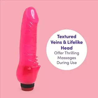 Lovehoney Beginner Vibrating Dildo - 6 Inch Realistic Dildo - Girthy Anal Vibrator with Multispeeds - Pink Lovehoney Beginner Vibrating Dildo - 6 Inch Realistic Dildo - Girthy Anal Vibrator with Multispeeds - Pink