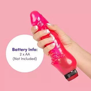 Lovehoney Beginner Vibrating Dildo - 6 Inch Realistic Dildo - Girthy Anal Vibrator with Multispeeds - Pink Lovehoney Beginner Vibrating Dildo - 6 Inch Realistic Dildo - Girthy Anal Vibrator with Multispeeds - Pink