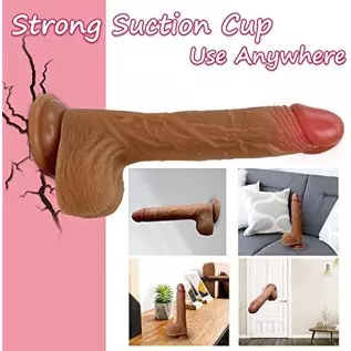 8.7 Inch Realistic Dildo Vibrator for Women, Thrusting Heating 10 Vibrating Modes Silicone Penis Dildo Adult Sensory Toys with S