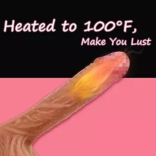 8.7 Inch Realistic Dildo Vibrator for Women, Thrusting Heating 10 Vibrating Modes Silicone Penis Dildo Adult Sensory Toys with S