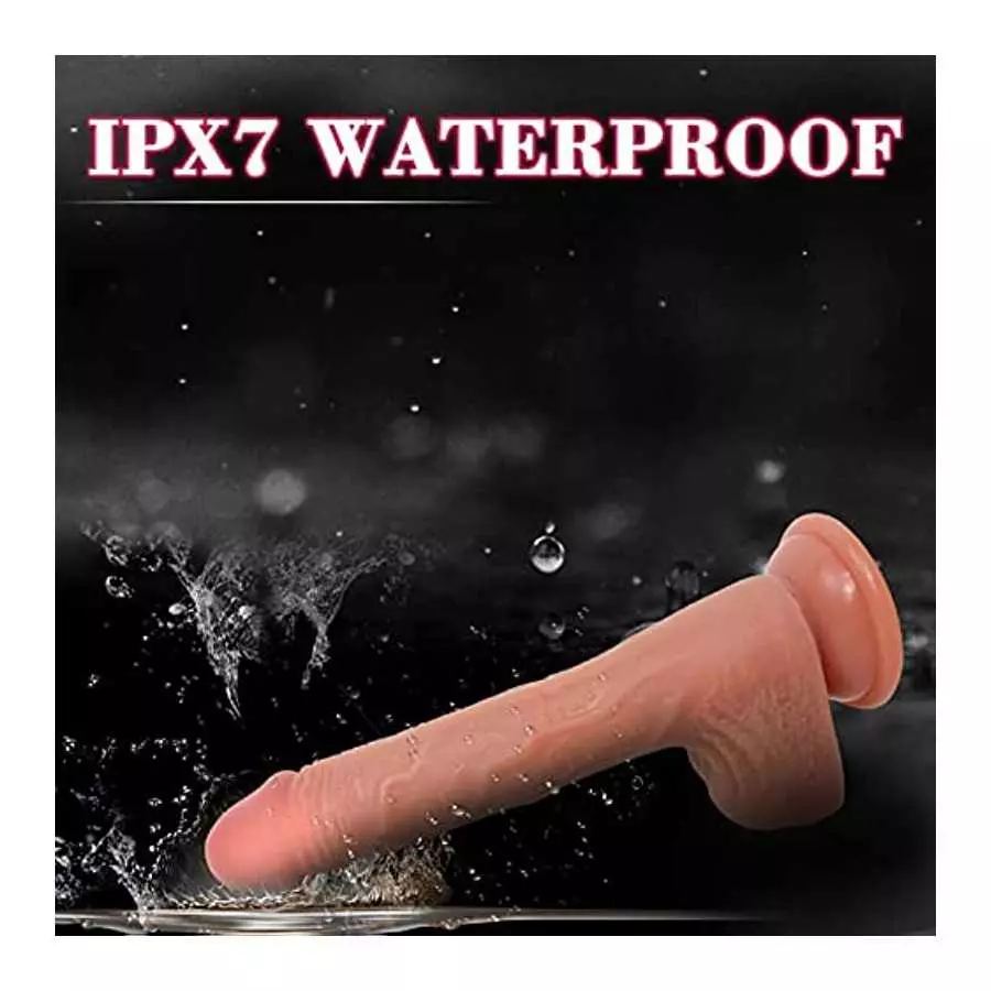 8.7 Inch Realistic Dildo Vibrator for Women, Thrusting Heating 10 Vibrating Modes Silicone Penis Dildo Adult Sensory Toys with S