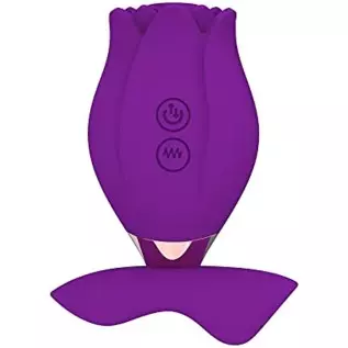 The Rose Toy for Women - Rose Vibrator Rose Lick Sucking Toy Clitorial Suction Toy for Women Rose Vibrant Licker G-spot Massager