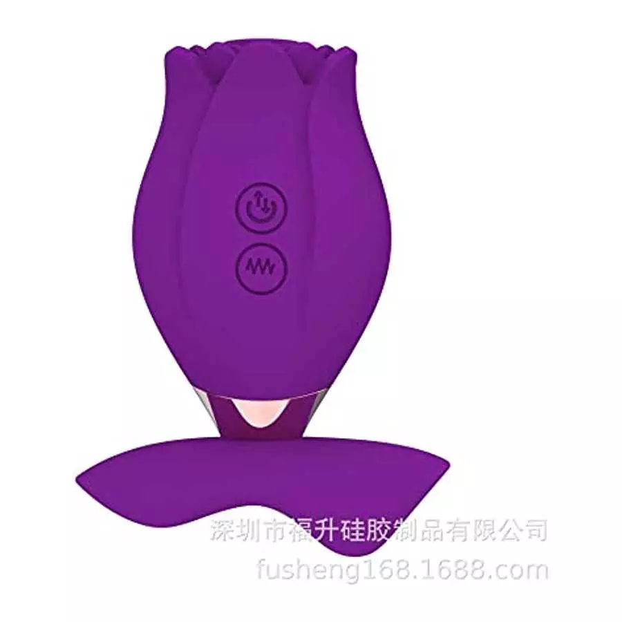 The Rose Toy for Women - Rose Vibrator Rose Lick Sucking Toy Clitorial Suction Toy for Women Rose Vibrant Licker G-spot Massager