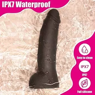 Luvkey 7 inch Realistic Dildo for Thrilling Solo or Couples Play,10 Vibration Modes Waterproof and Rechargeable Sex Toy for Wome Luvkey 7 inch Realistic Dildo for Thrilling Solo or Couples Play,10 Vibration Modes Waterproof and Rechargeable Sex Toy for Wome