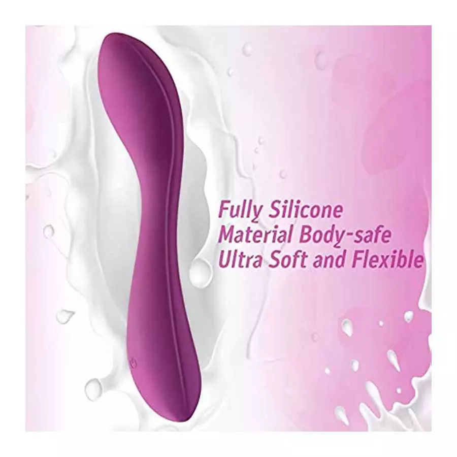 Luvkey Wireless Clitoral Vibrator Stylish Smooth and Powerful,10 Vibration Modes Handheld Electric Rechargeable Waterproof （Purp