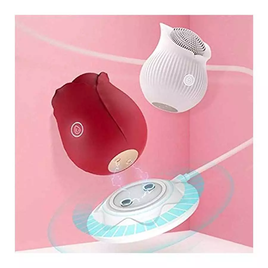 Rose licker Toy for Woman, Vibrating Full Body Licking Tongue Massager