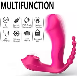G Spot Clitoral Anal Vibrator Sex Toy with 7 Vibration Modes Waterproof Rechargeable Rose Toy Adult Toy for Women G Spot Clitoral Anal Vibrator Sex Toy with 7 Vibration Modes Waterproof Rechargeable Rose Toy Adult Toy for Women