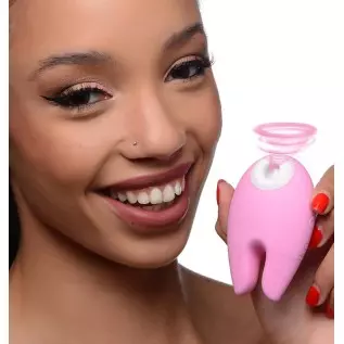 Sucky Bunny Silicone Clitoral Stimulator - Pink