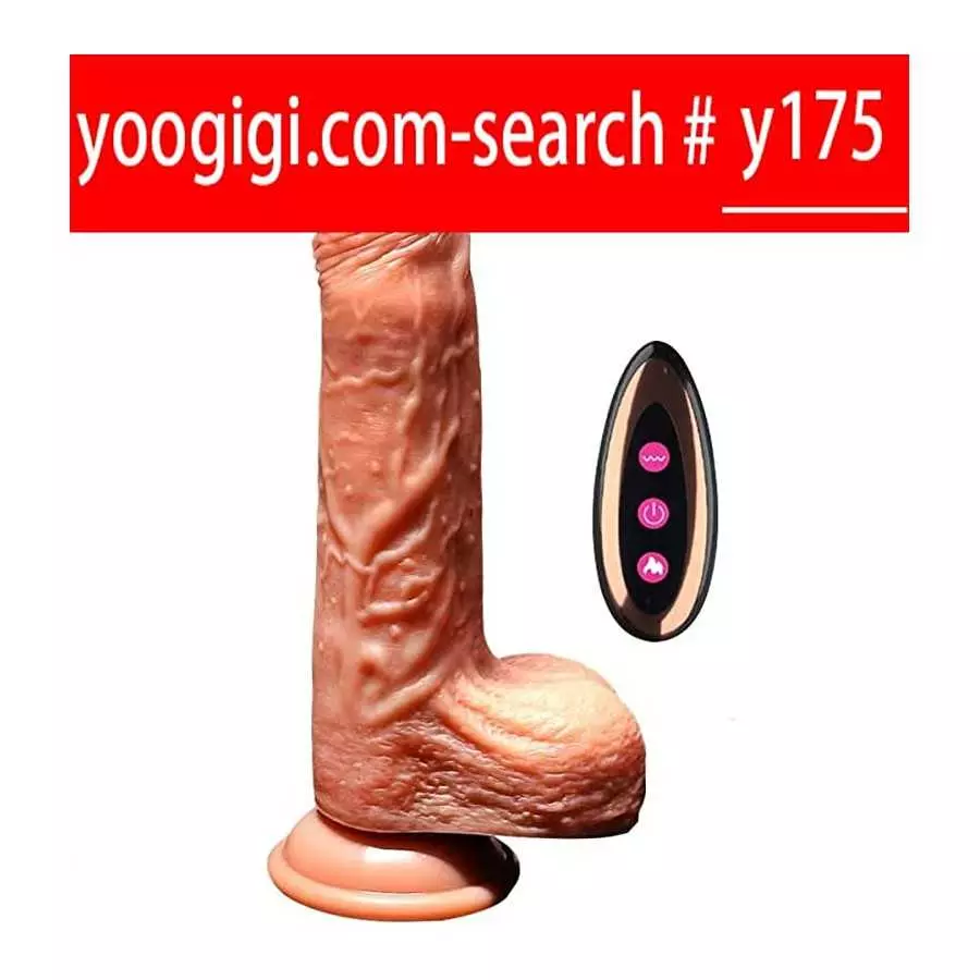 Thrusting Black Realistic Dildo Sex Toy for Women with 8 Vibrating Modes for G Spot Clitoral Anal Stimulation, Silicone Dildo Vi