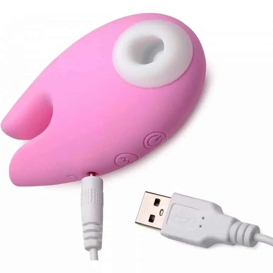 Sucky Bunny Silicone Clitoral Stimulator - Pink