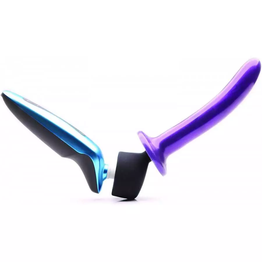 Tantus Sex/Adult Toys Rumble Convertible Head Vibrator- 100% Ultra-Premium Matte Finish Suction Cup Compatible Silicone Vibrator