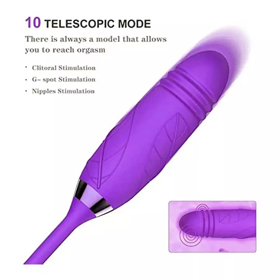 Sex Rose Toy for Women Sexual Rose Flowers Rechargeable Adult Toy for Women Couples-red,Powerful Tongue Suck (Purple-Flower), 1.