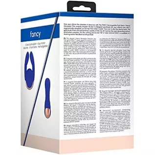 Shots Toys Elegance Dual Motor Clitoral Stimulator Fancy, Blue