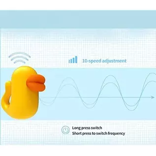 Yellow Mini Finger Vibrator Cute Little Duck Bullet Vibrator with 10 Vibration Modes Small Sex Toys Yellow Mini Finger Vibrator Cute Little Duck Bullet Vibrator with 10 Vibration Modes Small Sex Toys