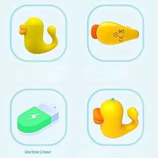 Yellow Mini Finger Vibrator Cute Little Duck Bullet Vibrator with 10 Vibration Modes Small Sex Toys Yellow Mini Finger Vibrator Cute Little Duck Bullet Vibrator with 10 Vibration Modes Small Sex Toys