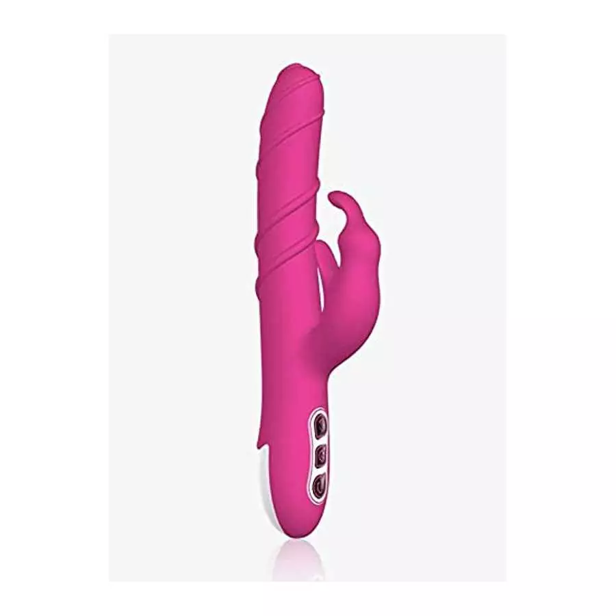 Rechargeable Adults Sex Toy Vibrator Dildo Stimulator Double Action Clitoral G-Point for Pleasure Women Men Waterproof 360 Rotat