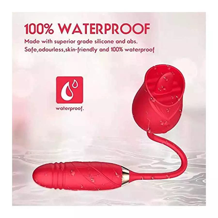2022 New Rose Sex Toy for Woman Sex Pleasure Toy for Women Sexual Rechargeable Adult Toy for Women Couples, Powerful Tongue Suck
