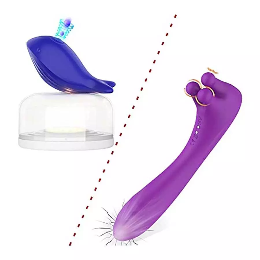 Fondling Clitoral Vibrator with Pulsating Clitoral Stimulator - BOMBEX, G Spot Vibrator, Mimic Oral Pleasure & Finger Caress, Ad Fondling Clitoral Vibrator with Pulsating Clitoral Stimulator - BOMBEX, G Spot Vibrator, Mimic Oral Pleasure & Finger Caress, Ad