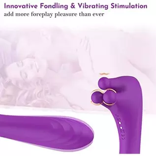 Fondling Clitoral Vibrator with Pulsating Clitoral Stimulator - BOMBEX, G Spot Vibrator, Mimic Oral Pleasure & Finger Caress, Ad Fondling Clitoral Vibrator with Pulsating Clitoral Stimulator - BOMBEX, G Spot Vibrator, Mimic Oral Pleasure & Finger Caress, Ad