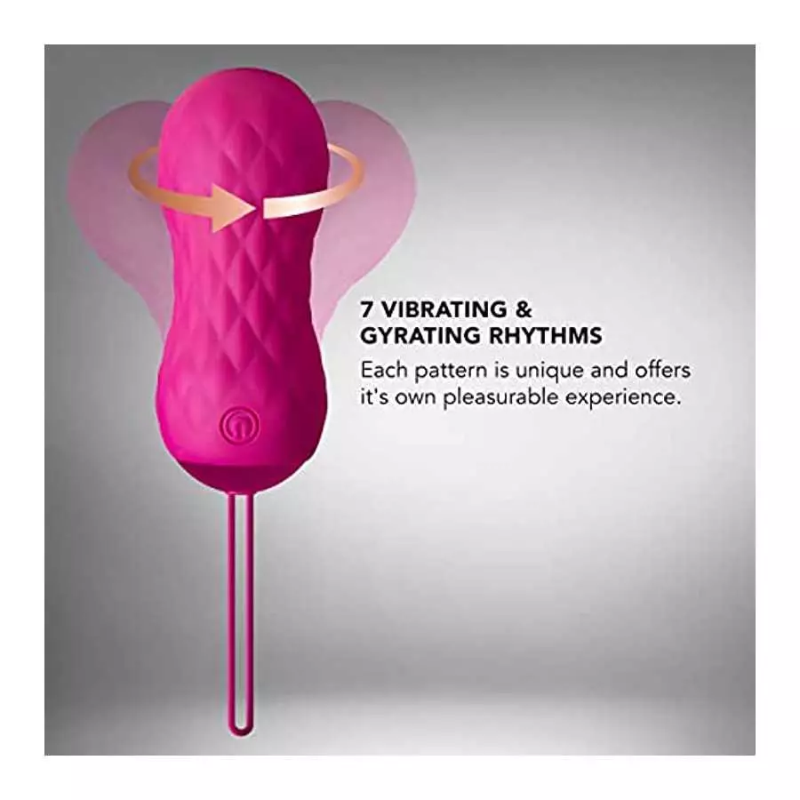 Blush Carina - 7 Modes Gyrating & Vibrating Egg Vibrator - Wireless Remote Controlled - Rechargeable - for Internal & Clitoral S