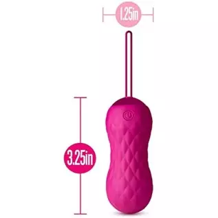 Blush Carina - 7 Modes Gyrating & Vibrating Egg Vibrator - Wireless Remote Controlled - Rechargeable - for Internal & Clitoral S Blush Carina - 7 Modes Gyrating & Vibrating Egg Vibrator - Wireless Remote Controlled - Rechargeable - for Internal & Clitoral S