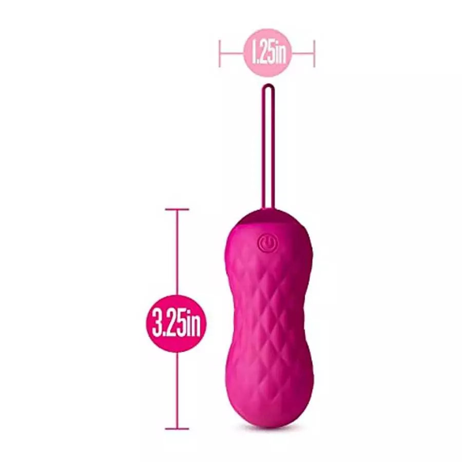 Blush Carina - 7 Modes Gyrating & Vibrating Egg Vibrator - Wireless Remote Controlled - Rechargeable - for Internal & Clitoral S