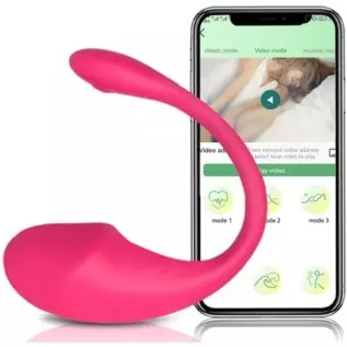 2022 Wireless G Spot Dildo Vibrator, APP Remote Control Wearable Vibrating Egg with Clitoral Stimulator, Best Outdoor Sex Toy fo