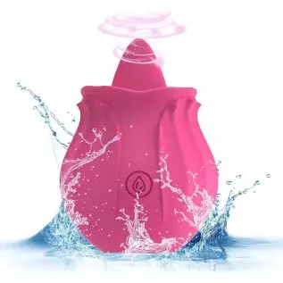 BONAQA Rose Toy for Woman, Rose Vibrator Pleasure Rose Sex Toy Clit Sucker Adult Sensory Toys Clitoral Nipple Stimulator G-Spot 